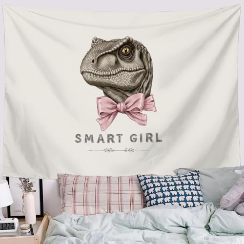 Tenture murale dinosaure beige 230x180 cm pour décoration de chambre