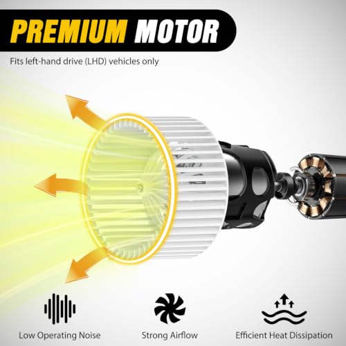 Image of Nilight HVAC Heater Blower Motor for BMW 528i 535i 550i 2011-2016