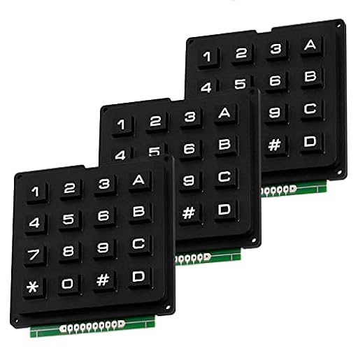AZDelivery 3 x Modulo Teclado numerico de Matriz 4x4 keypad Compatible con Arduino con E-Book Incluido! | Ya disponible en tu tienda friki favorita! En mundofriki.es! AZDelivery 3 x Modulo Teclado numerico de Matriz 4x4 keypad Compatible con Arduino con E-Book Incluido! | Ya disponible en tu tienda friki favorita! En mundofriki.es!