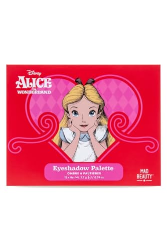 Disney Alice in Wonderland x Mad Beauty 12-Colour Eyeshadow Palette, 2.5g