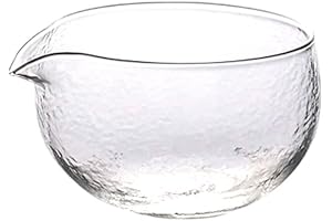 Japanese Glass Matcha Bowl, Pour Spout, 13.5 oz