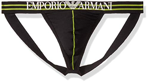 Emporio Armani Men's Training Jockstrap, Black, L