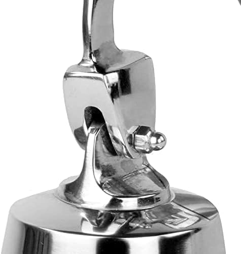 Assorted Collections Barzubehör für Zuhause, Kneipen, Handglocke, Wandmontage, Bar, nautische Dekorationen, Silberne Glocke mit knackigem Klang, ideal für Weihnachten, Empfänge, Kneipen 10