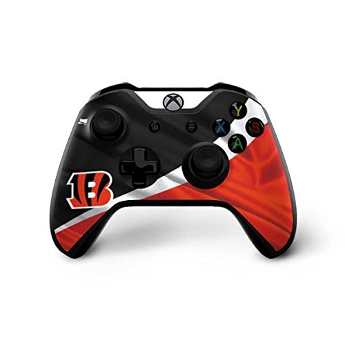 Skinit Decal Gaming Skin Compatible with Xbox One X Controller - Officially Licensed NFL Cincinnati Bengals Design