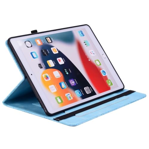 Étui pour Samsung Galaxy Tab S6 Lite 2024 bleu clair en cuir à rabat
