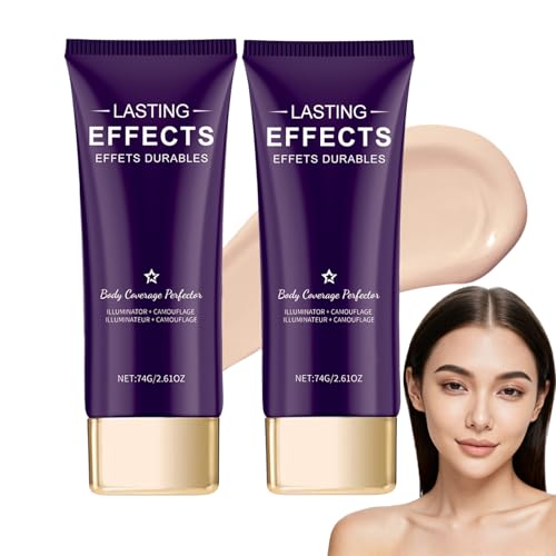 Body Coverage Perfector, maquillaje de cuerpo completo y corrector para rostro y cuerpo, crema correctora para tatuajes, resistente al agua, base de larga duración contra cicatrices, venas y tono de