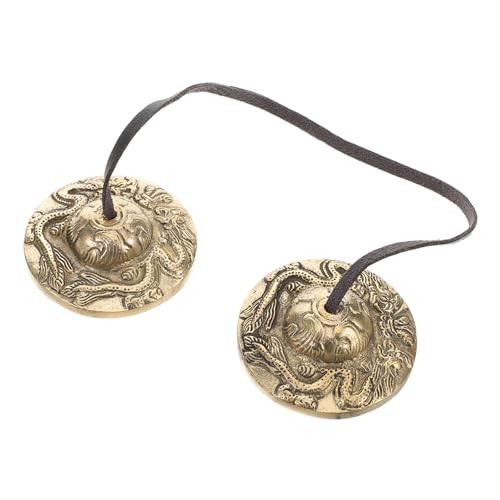 ibasenice Cymbals Handmade Meditation Chimes Bells for Tranquility and Mindfulness Practices Producing Pure Sound for Healing and Spiritual Decor for Yoga