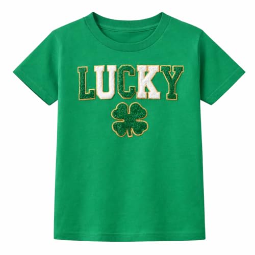 Image of Kids St. Patrick's Day Shirt Boys and Girls Green T-Shirt Clothing 4-12 Years