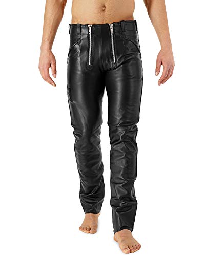Pantalon de menuisier zimmermann homme en cuir protégeant des outils