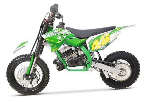 Mini moto à essence 50 cc Vert Minicross pour enfant 50 cc 50 M-2 Air 12/10 + 6 ans