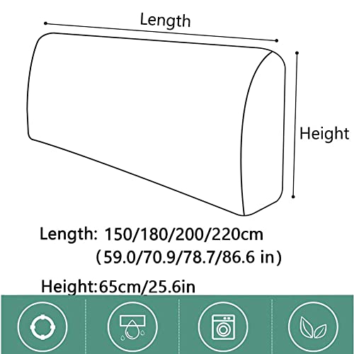 Housse de tête de lit extensible pour rénover un meuble usé - 4