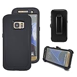 Galaxy S7 Edge Case, Harsel® Defender Series Heavy Duty Impact Rugged Scratch Resistant Shockproof Protective Military with Belt Clip Case Cover for Galaxy S7 Edge - Black