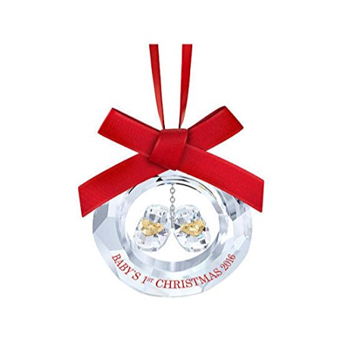 Swarovski Baby's First Christmas Ornament, Annual Edition 2016