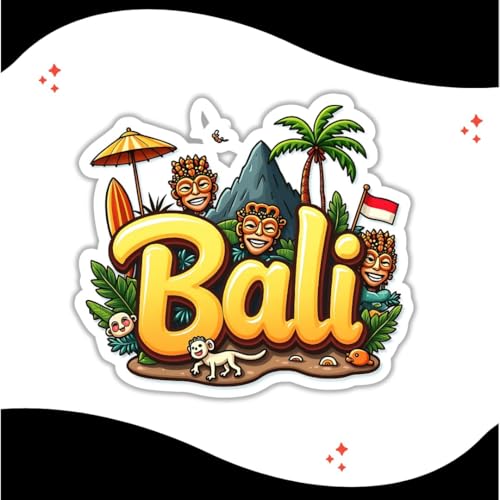 Image of Zesta Wooden Fridge Magnets Set | Refrigerator Decor Magnets for Kitchen | India Souvenir Fridge Magnet Collection | Wooden Magnet for Fridge Door Decoration (Bali)