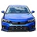 IKON MOTORSPORTS, Front Bumper Lip Compatible with 2022-2024 Honda Civic 11th Gen 4-Door Sedan & Hatchback, Gloss Black PP Front Bumper Front Bumper Lower Lip Spoiler Body Kit