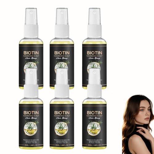 Sérum croissance des cheveux pour ralentir la chute et fortifier la fibre capillaire (Lot de 6)
