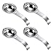 NEPAK Separador de Yemas, Separador de Claras de Huevo, 304 Separador de Huevo de Cocina en Acero Inoxidable 4 pcs