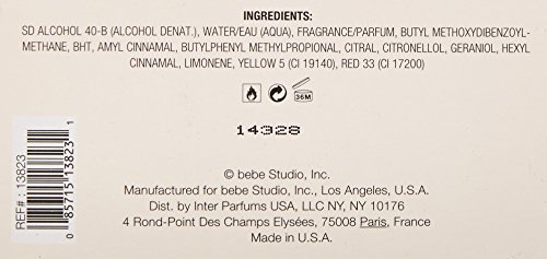 Sheer by Bebe for Women, Eau de Parfum Spray, 3.4 Ounce