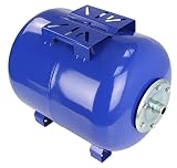 Serbatoio Acqua Idroforo 50L Ghisa Altezza 38 cm Lunghezza 52 cm Ø37 cm Filettatura 32 mm per Giardino Acqua Pulita