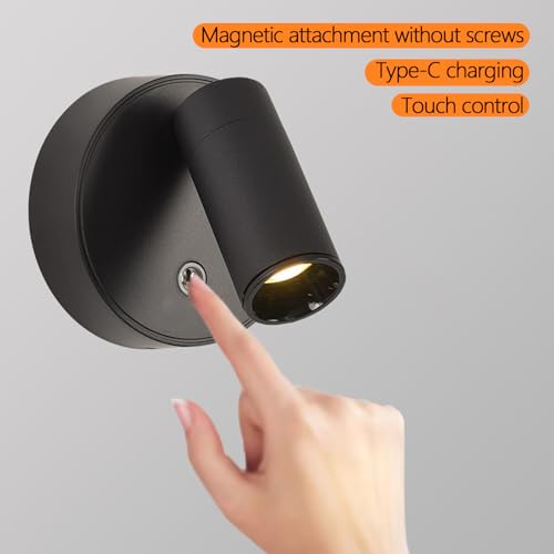 Luz de pared interior regulable para iluminar zonas sin enchufes mediante iman 2