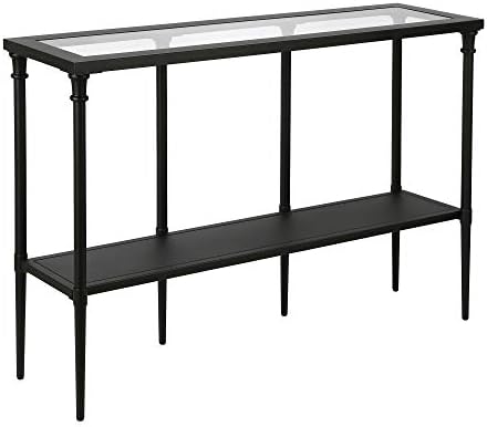 Dafna 45'' Wide Rectangular Console Table in Blackened Bronze