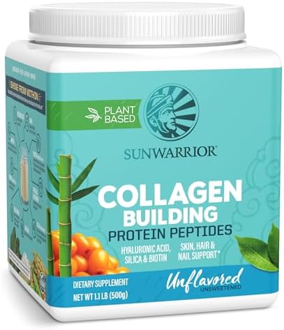 Vegan Collagen Building Powder Protein Peptide with Biotin Vitami...