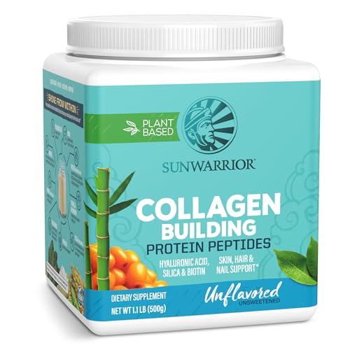 Vegan Collagen Building Powder Protein Peptide with Biotin Vitami...
