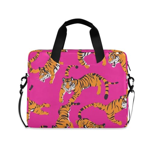 Sac ordinateur mignons tigres roses pour illuminer vos journées de bureau et de cours