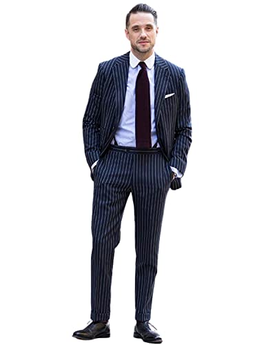 Costume pour les affaires formelles avec revers échancré et veste deux pièces