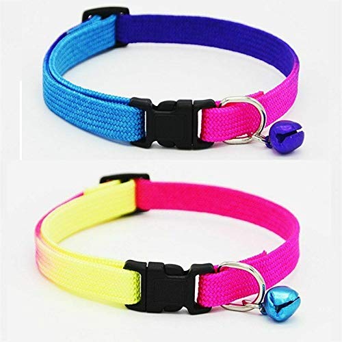 Pets Empire Cat Collars Set of 2 with Bell,Kitten and Small Dogs Soft Adjustable Collar Safe,Solid and Protection Breakaway for Cats and Puppies,Cute Kitty Neckband (Collar with Bell (Pack of 2)) (B09298YQL9) Amazon Price History, Amazon Price Tracker