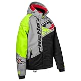 Castle X Youth Code G4 Jacket (Charcoal/Silver/Hi-Vis - Large)