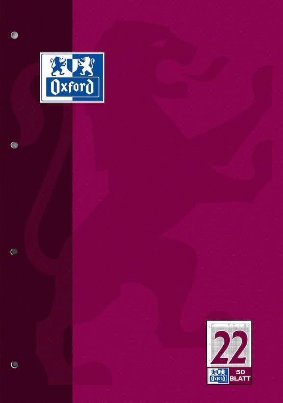 Miniatura 2 de Oxford 100050344 Pad Lines 22  A4, 50 Sheets90 gm  4 Holes