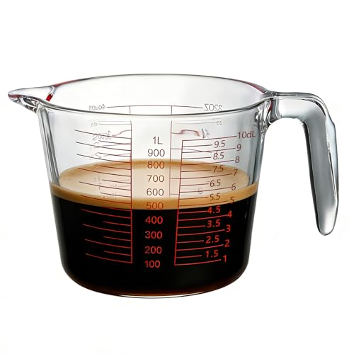 Vaso medidor de vidrio de 4 tazas miniatura 1