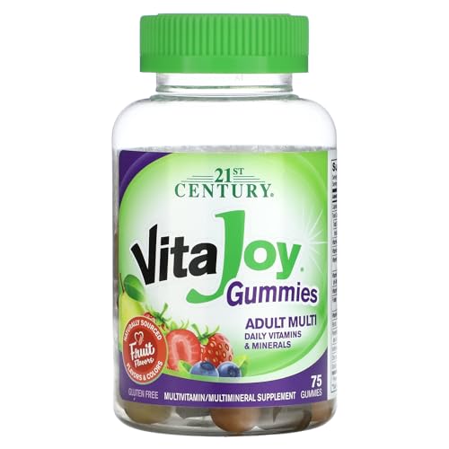 21st Century Vitajoy Multi Gummies, Orange, Cherry and Strawberry, 75 Count
