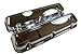 1968-97 Compatible/Replacement for Ford Big Block 429-460 Steel Valve Covers - Chrome