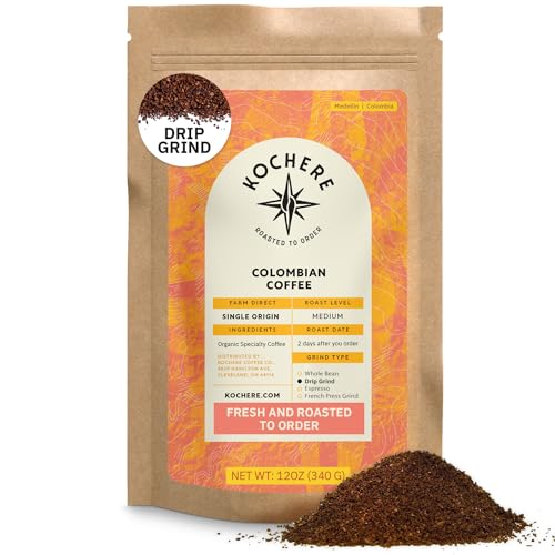 Café Molido Colombiano Medellín Origen Único Tostado Medio 12 oz miniatura 1