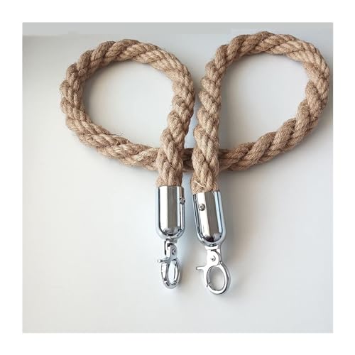 Corde de barrière de contrôle des foules velours rouge 1.5m pour poteau de file d'attente