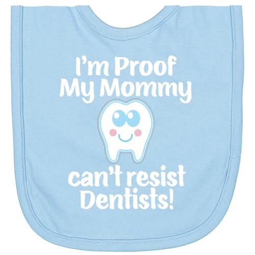 inktastic Proof Mommy Cant Resist Dentist Dad Newborn Bib