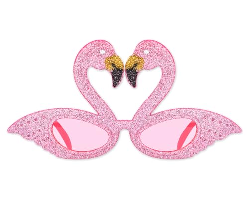 PLAY BLING Party Sunglasses Hawaiian Flamingo Sunglasses Novelty Eyewear for Fancy Dress