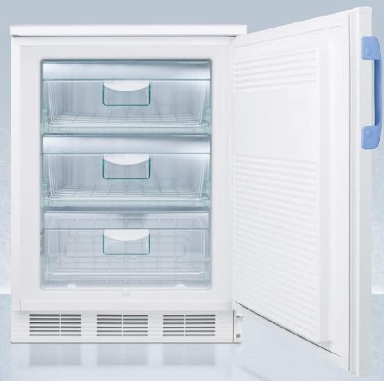 Summit Appliance VT65MLVAC456 Built-in Undercounter -30ºC All-freezer Certified to NSF/ANSI 456 for Vaccine Storage with NIST Calibrated Thermomter/Alarm, Manual Defrost, Electronic Controls