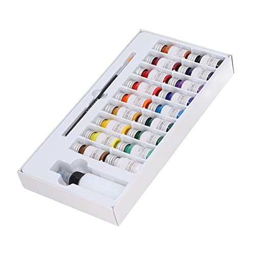 Textile Pigment, Strong Adhesion Model Pigment Easy To Color 18 Color Friction Resistance With Brush For Abs #TOP4