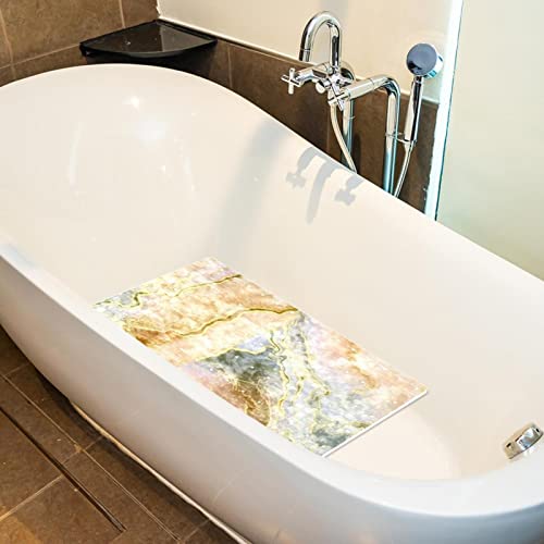 Tapis de bain antidérapant lavable pour douche avec ventouses - 6