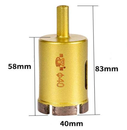 Yaowanguan Diamond Drill Bit Hole Saw Tools for Glass/Tile/Ceramic/Marble/Porcelain/Concrete/Granite Cutting Opening - Image 3
