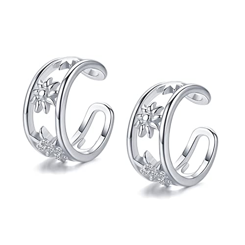Cadeau d'anniversaire parfait : pince fleur en argent sterling