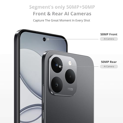 Image of realme 15T 5G Smartphone 8+256GB Suit Titanium,6.67inch Screen, 120Hz Display,7000mAh Battery,60W Fast Charge,Front & Rear Dual 50MP Cameras, Dimensity 6400 Max 5G Chipset,IP69