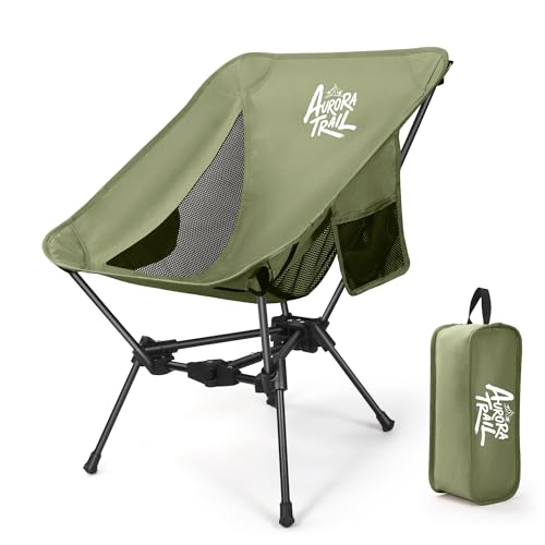 AuroraTrail Ultralight Backpacking Camping Chair – Only...