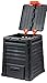Keter - Compostador ECO, con capacidad de 320 L, Color gris oscuro