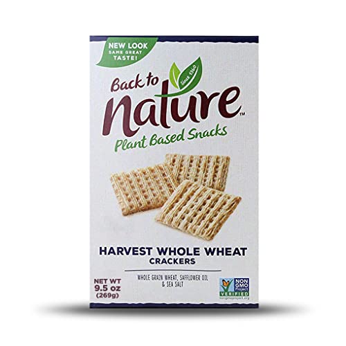 Back To Nature Crackers, Non-Gmo Harvest Whole Wheat, 8.5 Ounce #TOP8