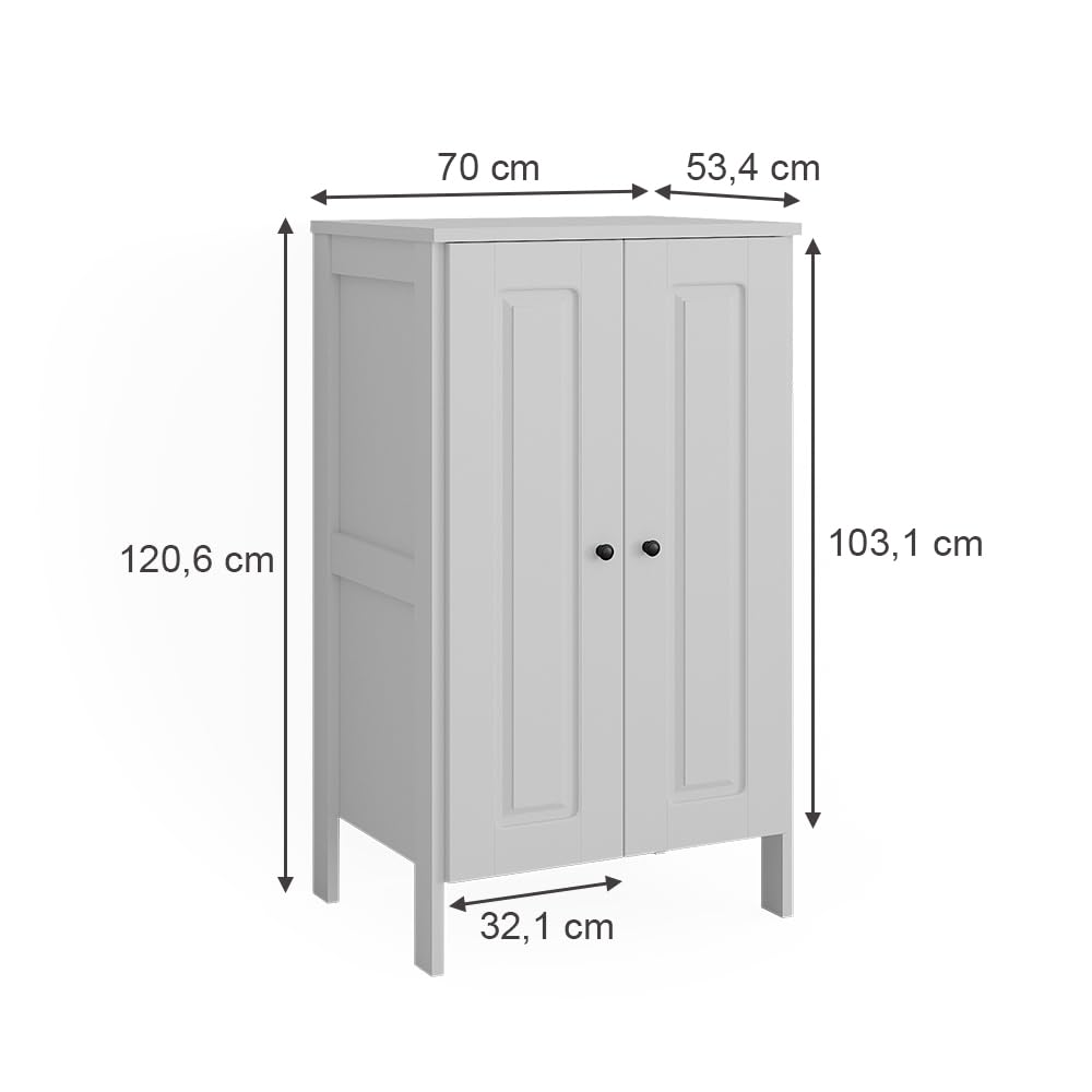 VitaliSpa Guardaroba bambini Ajaton 70 x 120.6 cm Bianco