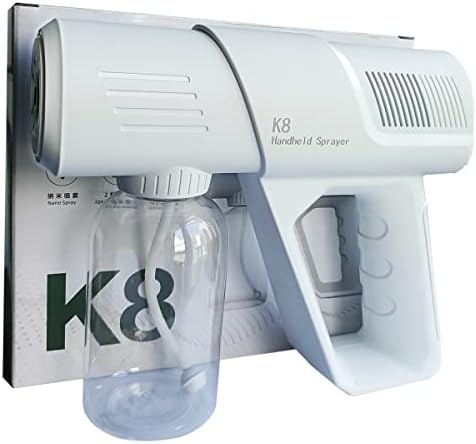 Sanitizer Sprayer,K8 Disinfectant Fogger Machine,Spray Gun with Blue Light for Touchless Sanitization